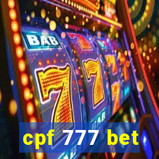 cpf 777 bet